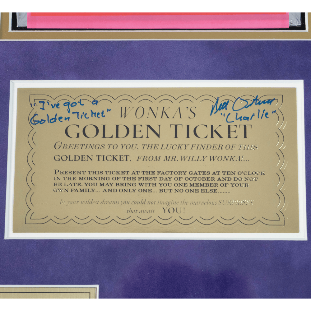 Willy Wonka Charlie Signed Memorabilia Gold & Silver Pawn Shop