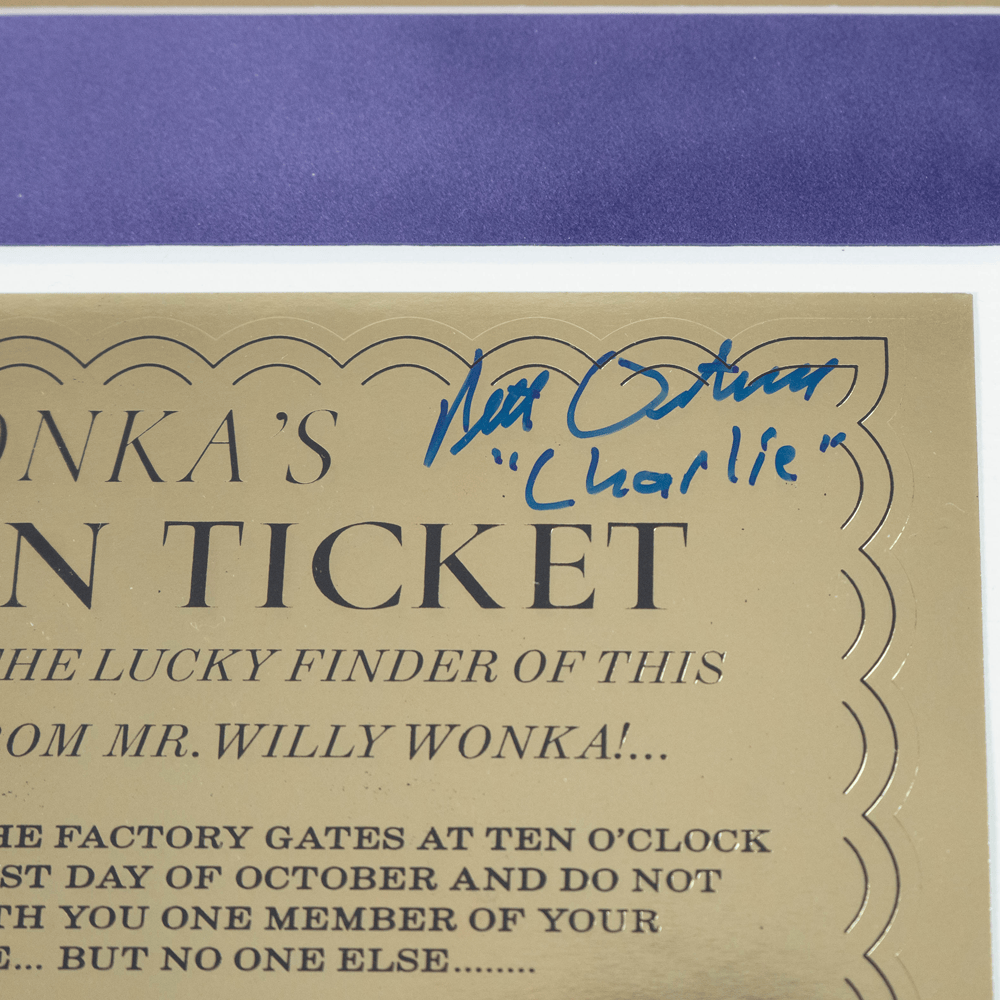 Willy Wonka Charlie Signed Memorabilia Gold & Silver Pawn Shop