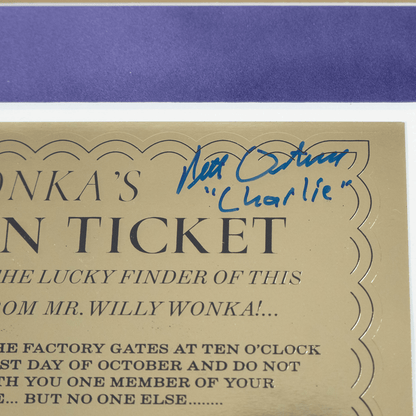 Willy Wonka Charlie Signed Memorabilia Gold & Silver Pawn Shop