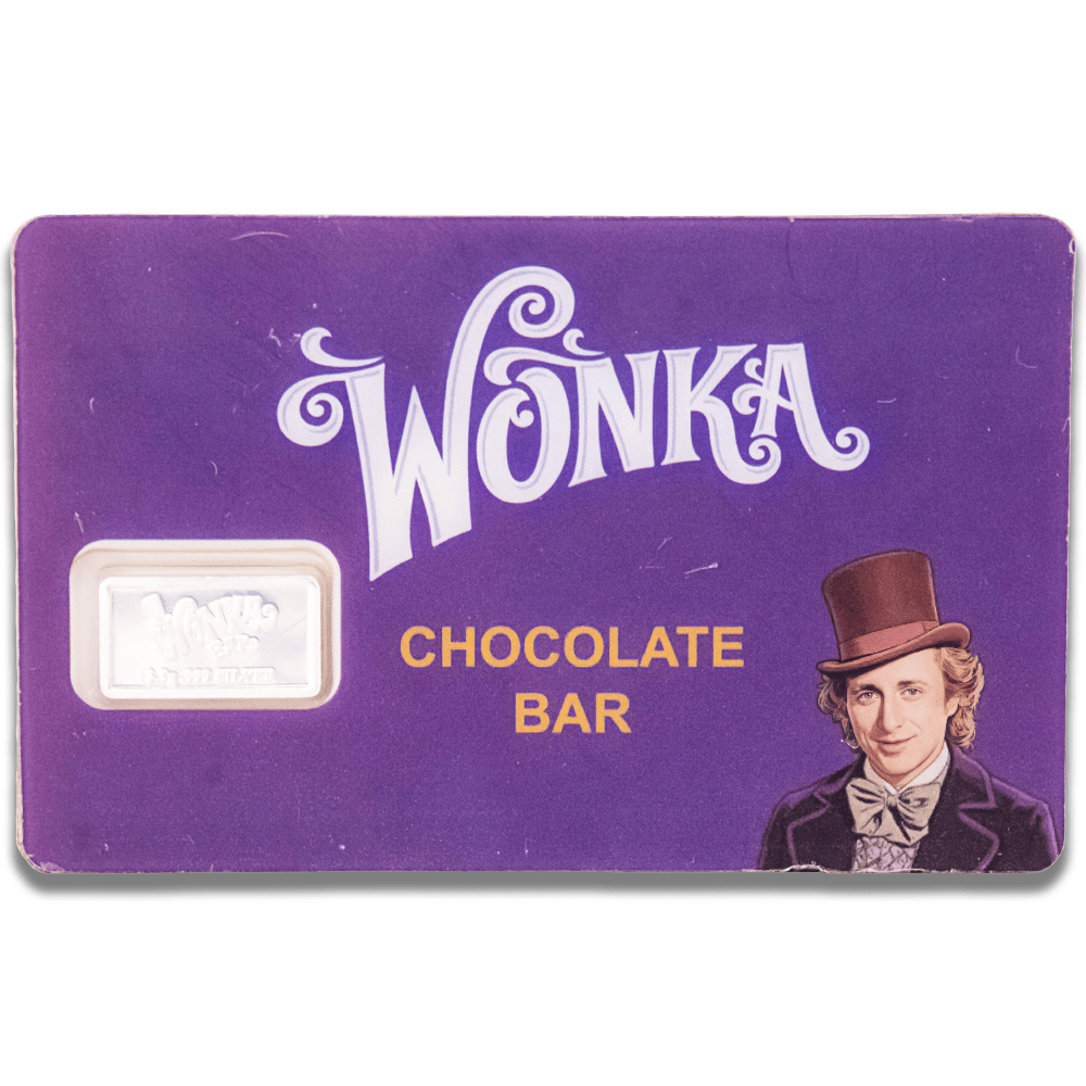 Wonka Golden Ticket 2.5 Gram .940 Silver Bar
Gold & Silver Pawn Shop