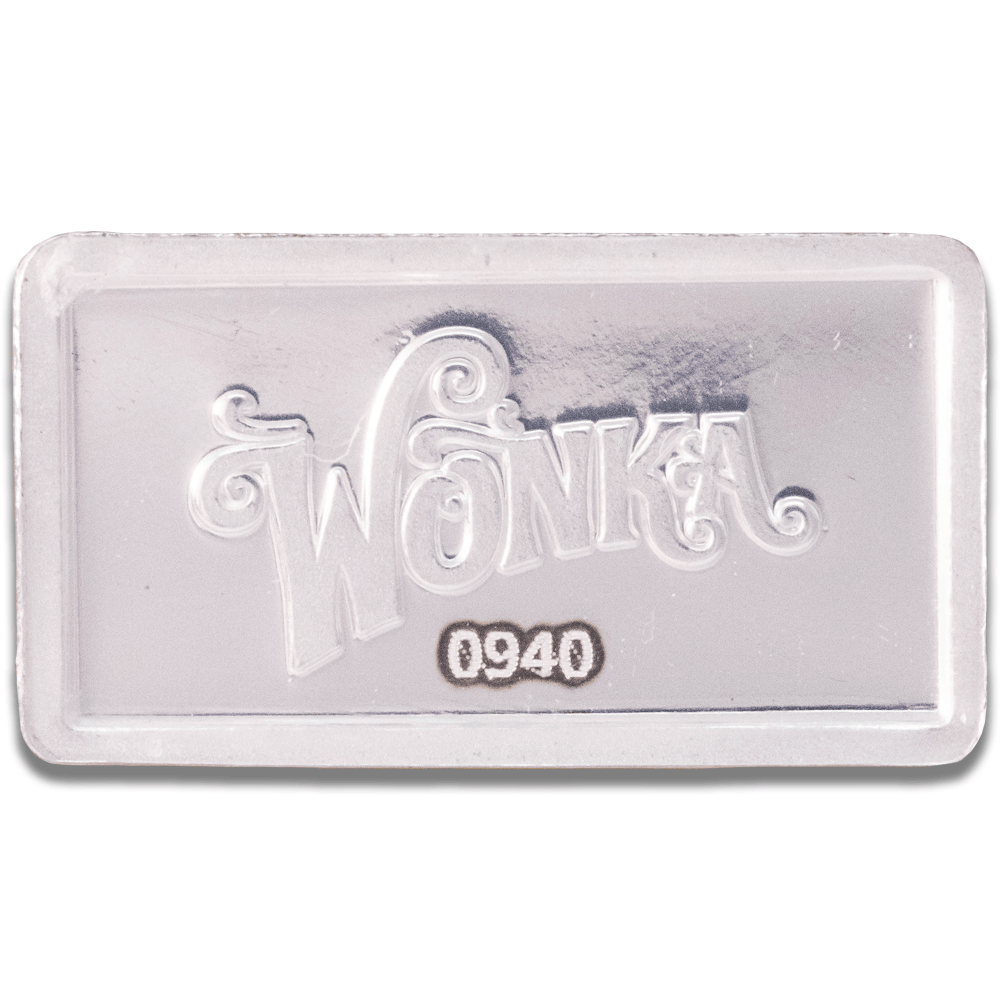 Wonka Golden Ticket 2.5 Gram .940 Silver Bar
Gold & Silver Pawn Shop