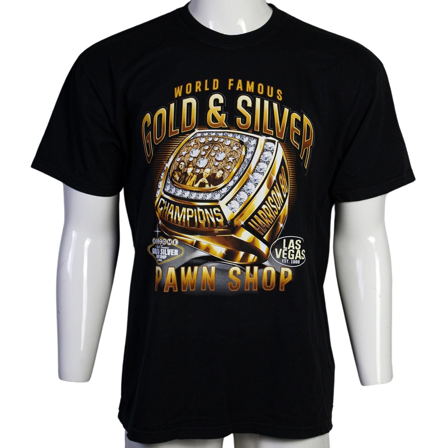 World Famous Gold & Silver Pawn Shop Championship Ring T-Shirt  Front