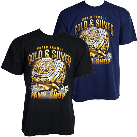 World Famous Gold & Silver Pawn Shop Championship Ring T-Shirt  Thumbnail 