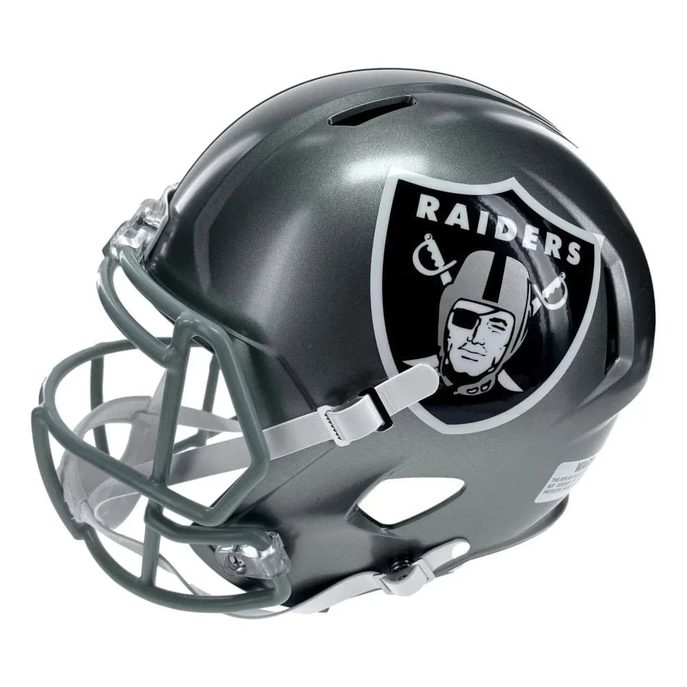 Alec Ingold Signed Las Vegas Raiders FS Flash Helmet Inscribed COA Autographed Helmet Inscriptagraphs Memorabilia