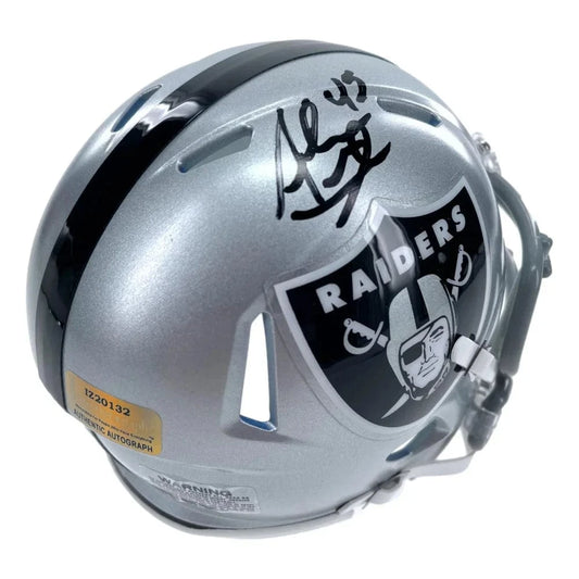 Alec Ingold Signed Las Vegas Raiders Mini Helmet Inscribed COA Autographed Oakland Helmet Inscriptagraphs Memorabilia