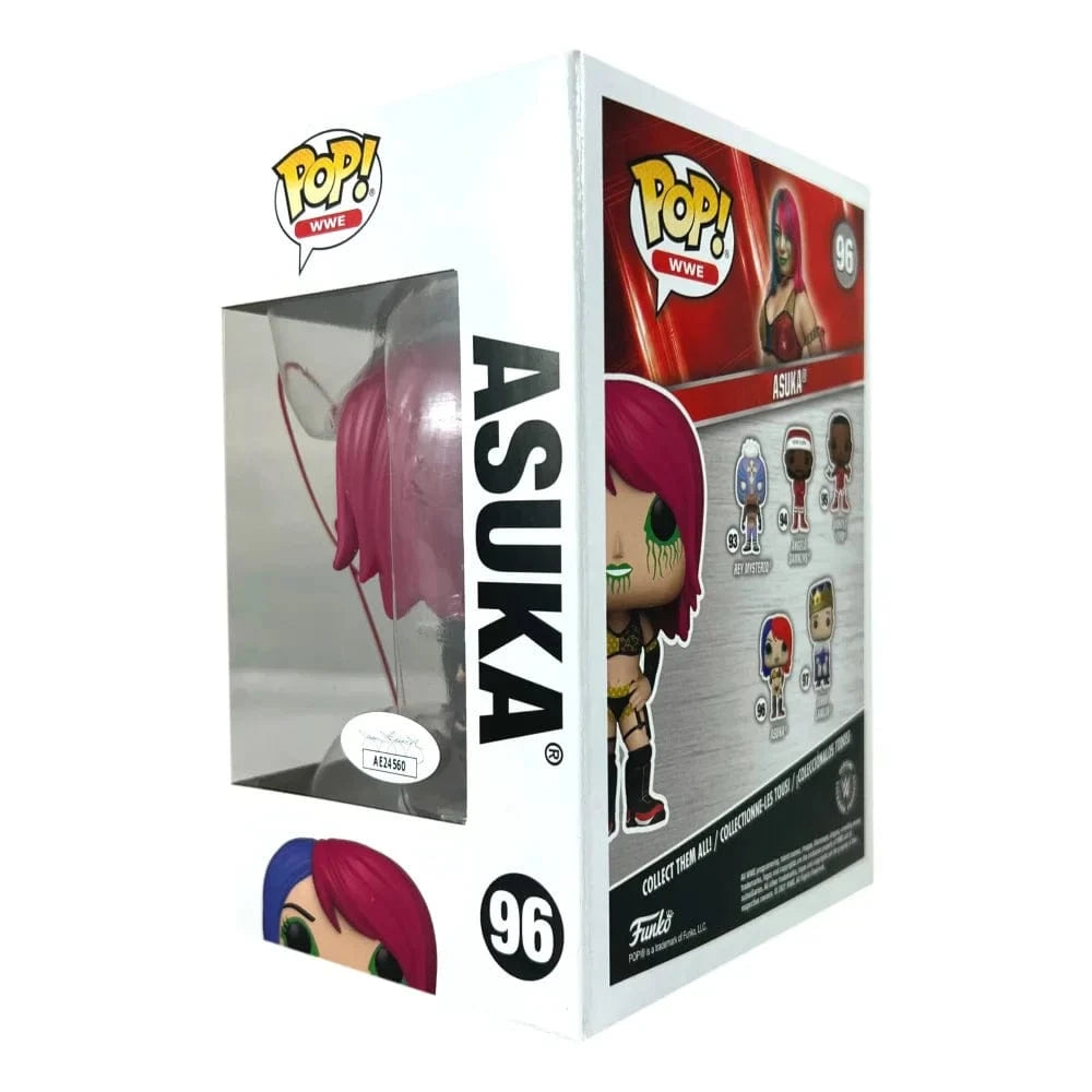 Asuka Signed Funko Pop #96 COA JSA WWE Princess Kana Autograph Funko Pop Inscriptagraphs Memorabilia
