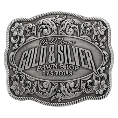 Gold & Silver Pawn Shop Belt Buckle Gold & Silver Pawn Shop