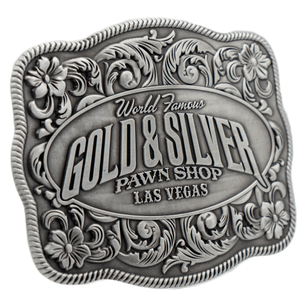 Gold & Silver Pawn Shop Belt Buckle Gold & Silver Pawn Shop