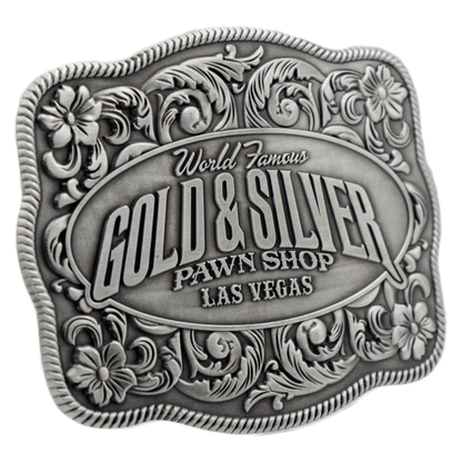 Gold & Silver Pawn Shop Belt Buckle Gold & Silver Pawn Shop