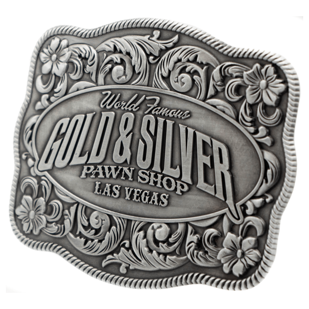 Gold & Silver Pawn Shop Belt Buckle Gold & Silver Pawn Shop