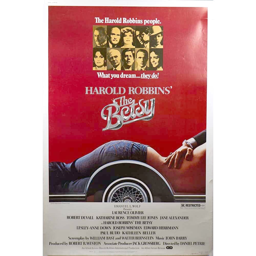 The Betsy: Original Bus Stop Poster, 1978 Art G S Pawn