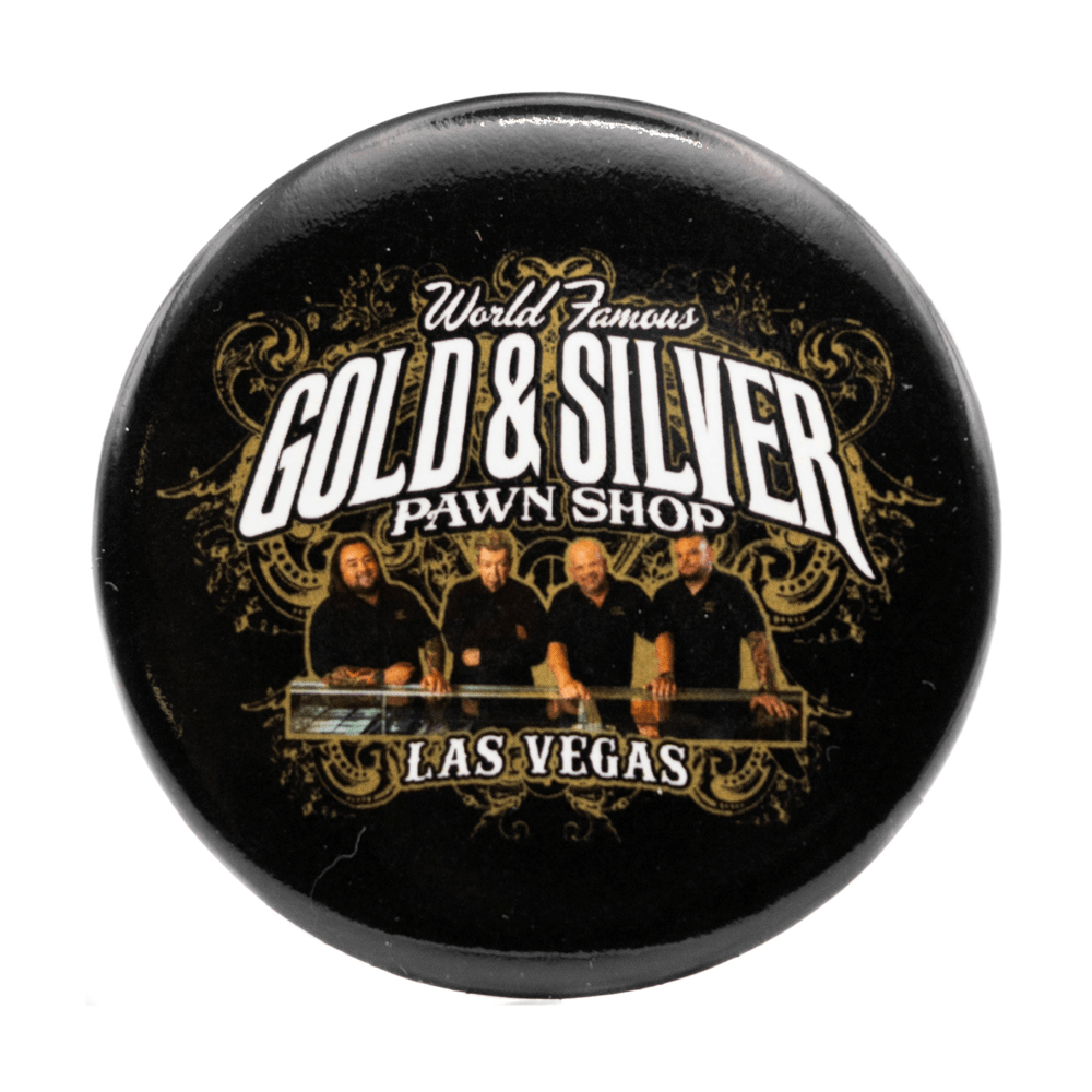 Gold and Silver Pawn Shop Button Pins Gold & Silver Pawn Shop