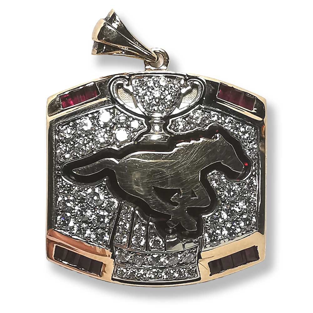 2008 Calgary Stampeders Grey Cup Pendant