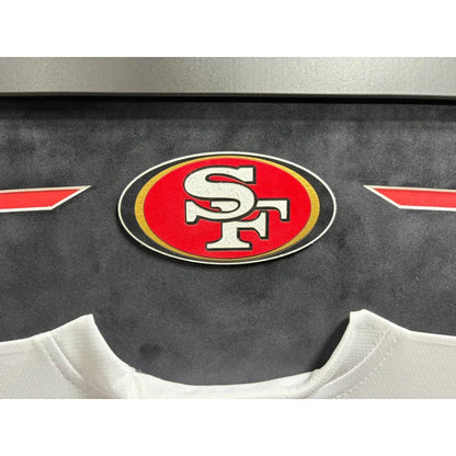Christian Mccaffrey Autographed San Francisco 49ers Jersey Framed BAS Signed Niners framed jersey Inscriptagraphs Memorabilia