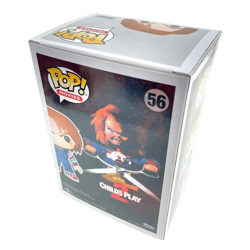 Chucky Funko Pop #56 Signed X3 Ed Gale Alex Vincent Edan Gross JSA COA Autographed Child's Play Funko Pop Inscriptagraphs Memorabilia