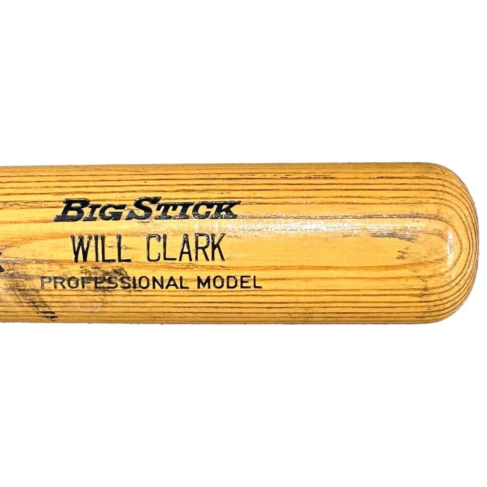 Will Clark Game Used 1988 Rawlings Baseball Bat San Francisco Giants Jt Sports COA Rollie Fingers Personal Inscriptagraphs Memorabilia