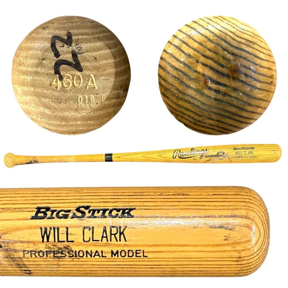 Will Clark Game Used 1988 Rawlings Baseball Bat San Francisco Giants Jt Sports COA Rollie Fingers Personal Inscriptagraphs Memorabilia
