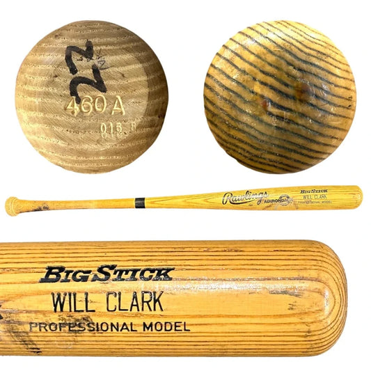 Will Clark Game Used 1988 Rawlings Baseball Bat San Francisco Giants Jt Sports COA Rollie Fingers Personal Inscriptagraphs Memorabilia