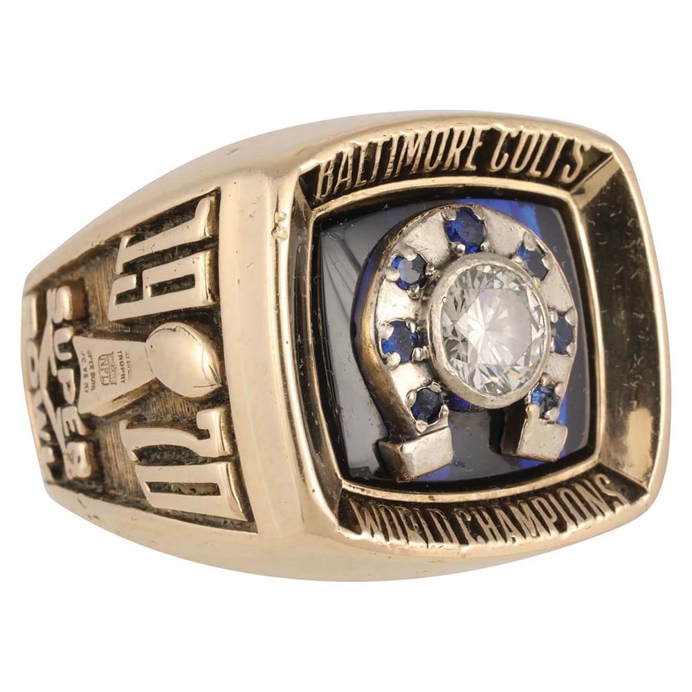 1970 Baltimore Colts Super Bowl Ring