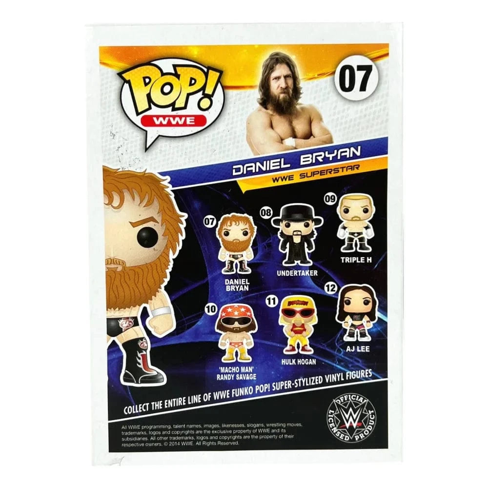 Daniel Bryan Funko Pop WWE Bryan Danielson #07 Vaulted - Great Condition Funko Pop Inscriptagraphs Memorabilia