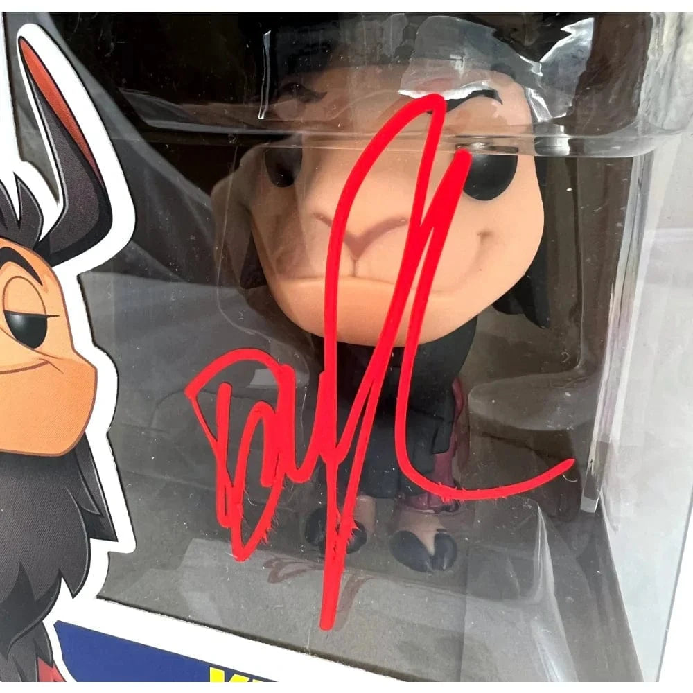 David Spade Signed Funko Pop #361 COA JSA Kuzco Emperor's New Groove Autographed Funko Pop Inscriptagraphs Memorabilia