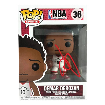 Demar Derozan Signed Vaulted Funko Pop #36 COA JSA Toronto Raptors Autographed Funko Pop Inscriptagraphs Memorabilia