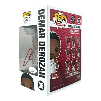Demar Derozan Signed Vaulted Funko Pop #36 COA JSA Toronto Raptors Autographed Funko Pop Inscriptagraphs Memorabilia