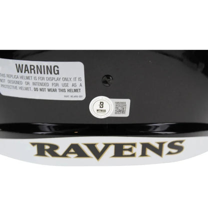 Derrick Henry Autographed Baltimore Ravens Full Size Speed Helmet BAS COA Signed Helmet Inscriptagraphs Memorabilia