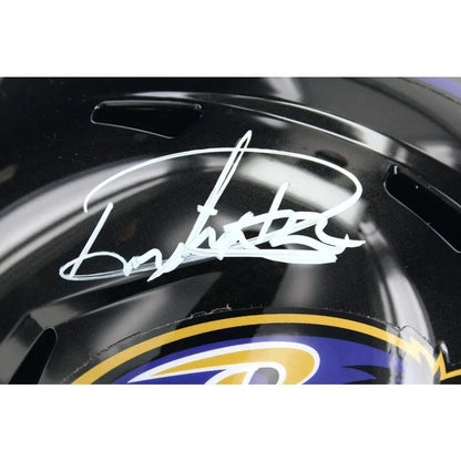 Derrick Henry Autographed Baltimore Ravens Full Size Speed Helmet BAS COA Signed Helmet Inscriptagraphs Memorabilia