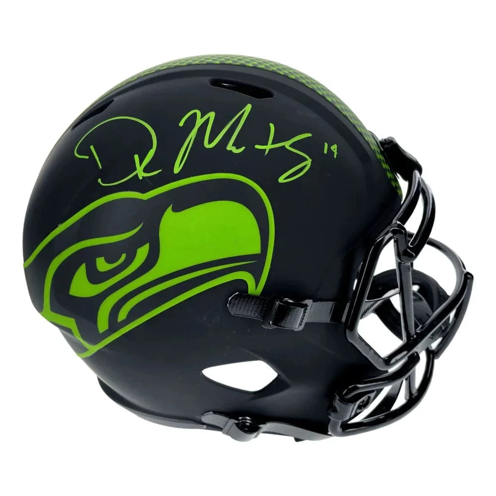 DK Metcalf Autographed Seattle Seahawks F/S Speed Eclipse Helmet BAS Signed D.k. Helmet Inscriptagraphs Memorabilia