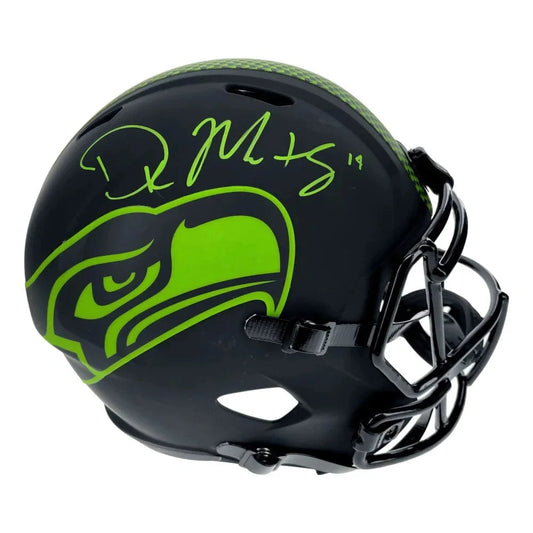 DK Metcalf Autographed Seattle Seahawks F/S Speed Eclipse Helmet BAS Signed D.k. Helmet Inscriptagraphs Memorabilia