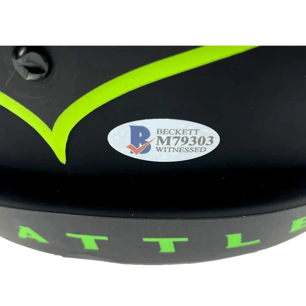 DK Metcalf Autographed Seattle Seahawks F/S Speed Eclipse Helmet BAS Signed D.k. Helmet Inscriptagraphs Memorabilia