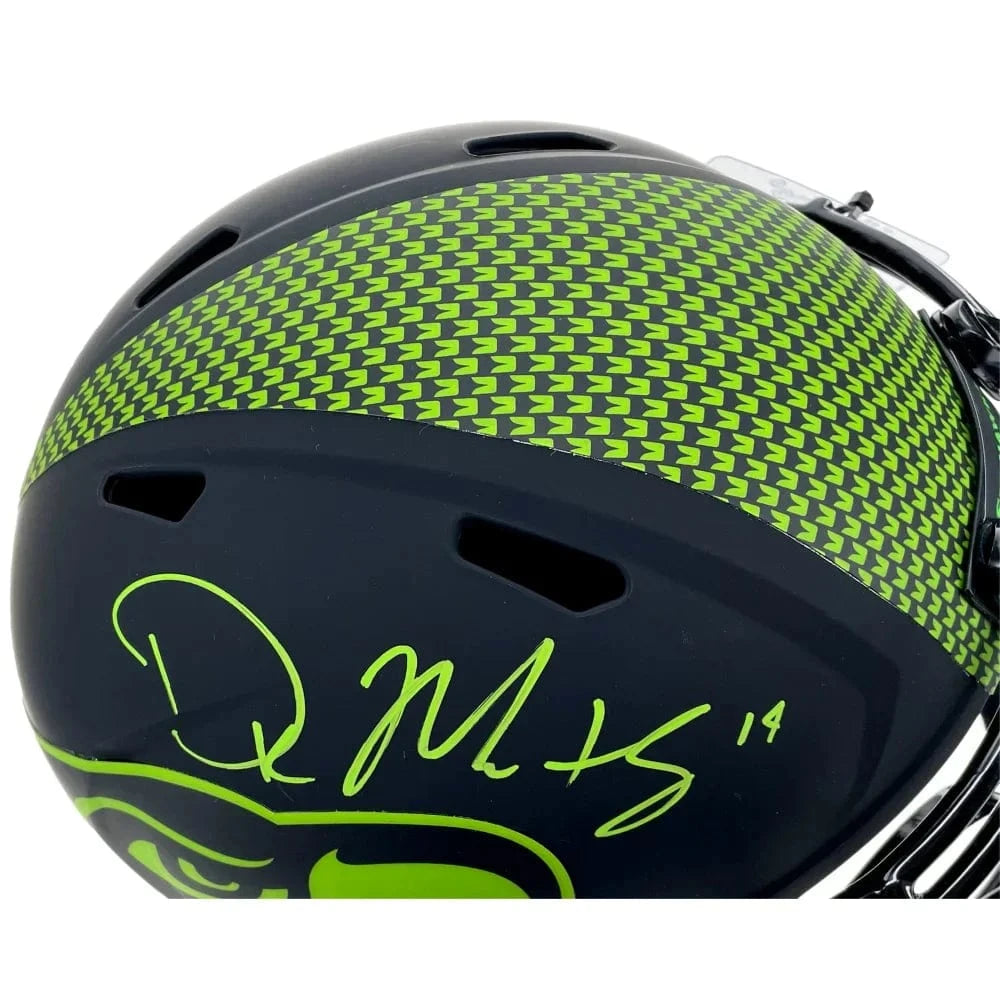 DK Metcalf Autographed Seattle Seahawks F/S Speed Eclipse Helmet BAS Signed D.k. Helmet Inscriptagraphs Memorabilia