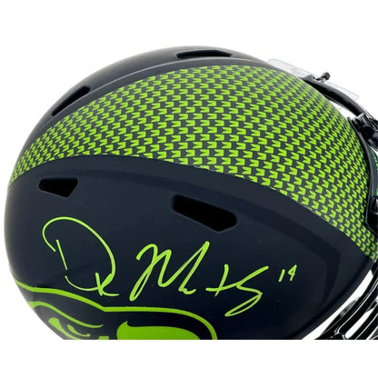 DK Metcalf Autographed Seattle Seahawks F/S Speed Eclipse Helmet BAS Signed D.k. Helmet Inscriptagraphs Memorabilia