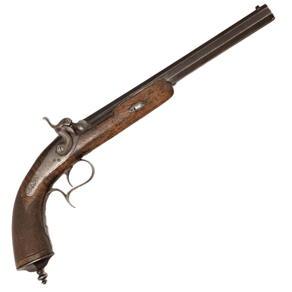 1830s Belgian .45 Caliber Percussion Gold & Silver Pawn Shop