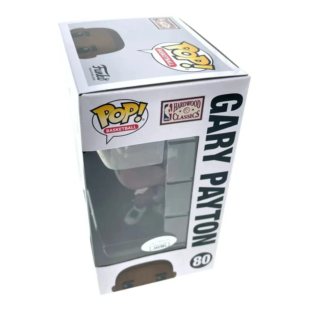 Gary Payton Autographed Funko Pop Seattle Sonics Inscribed #80 JSA COA Signed Funko Pop Inscriptagraphs Memorabilia