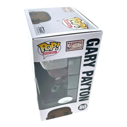 Gary Payton Autographed Funko Pop Seattle Sonics Inscribed #80 JSA COA Signed Funko Pop Inscriptagraphs Memorabilia