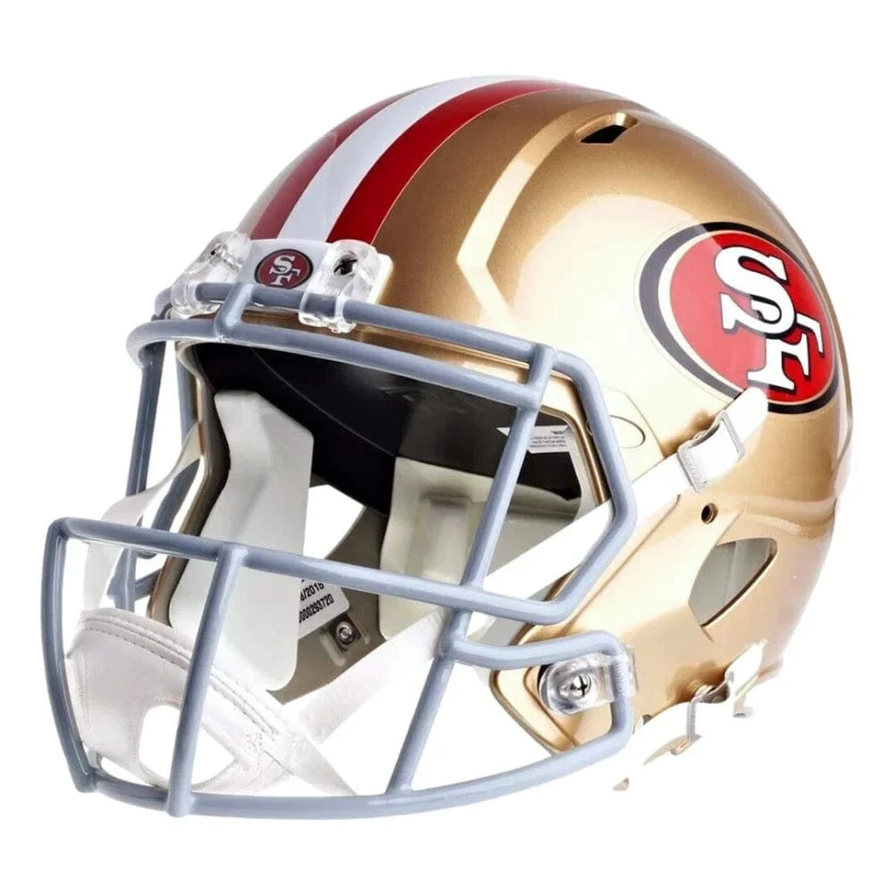 George Kittle Autographed San Francisco 49ers Full Size Speed Helmet BAS Signed Helmet Inscriptagraphs Memorabilia