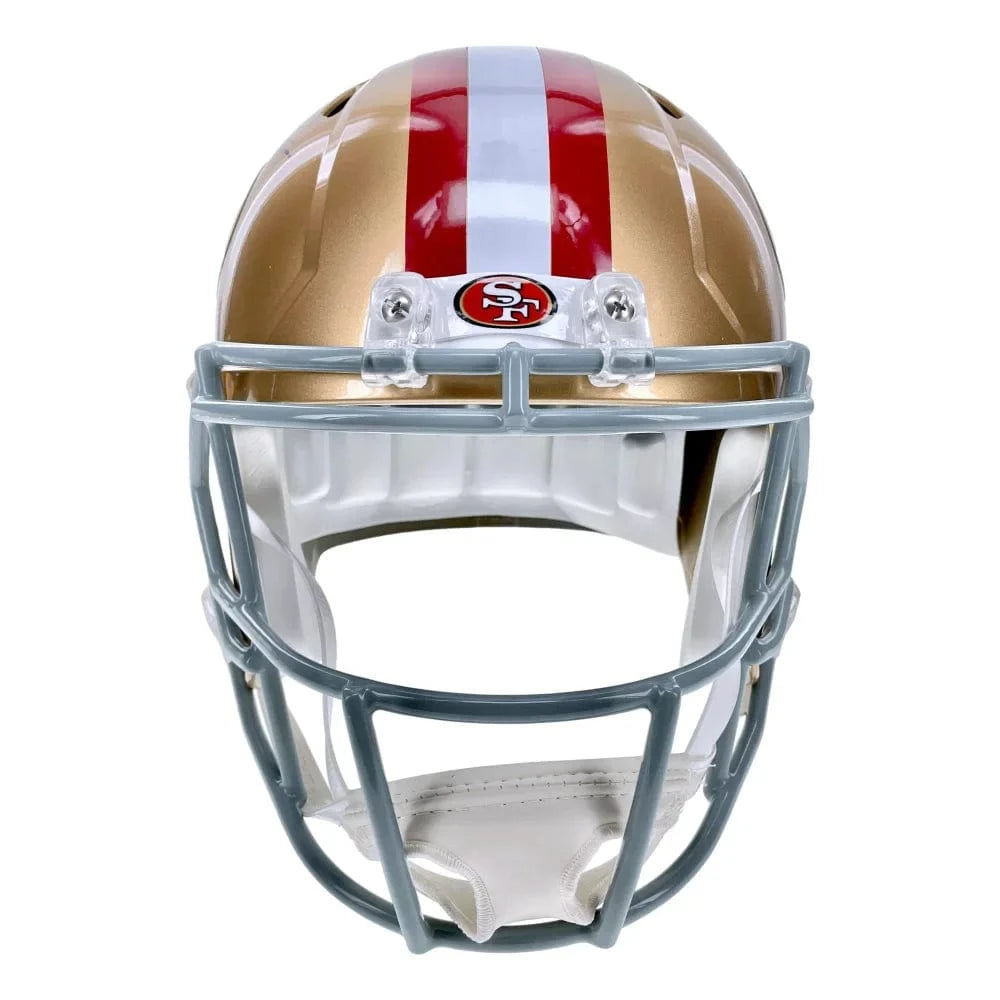 George Kittle Autographed San Francisco 49ers Full Size Speed Helmet BAS Signed Helmet Inscriptagraphs Memorabilia