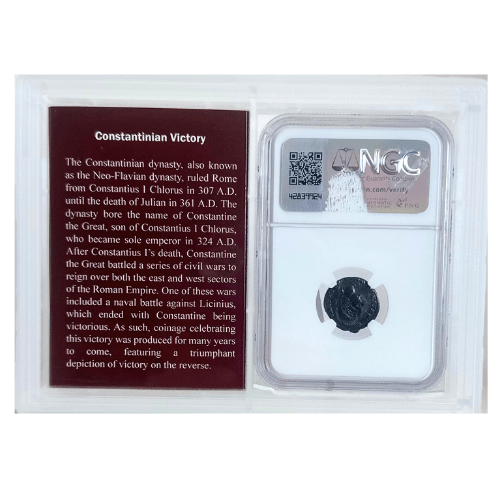 Constantinian cAD 330-340 ROMAN EMPIRE AE3/4 (BI Nummus) Gold & Silver Pawn Shop