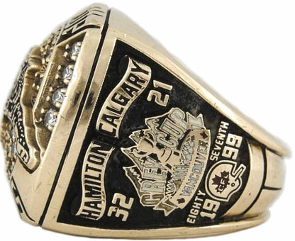 1999 Hamilton Tiger Cats Grey Cup Ring