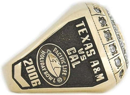 2006 Texas A&M Holiday Bowl Ring Left Shank