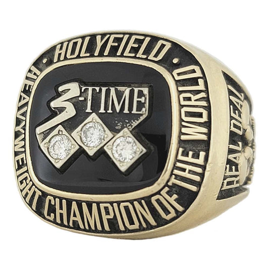 Evander Holyfield 3 Time Heavyweight Champion Ring