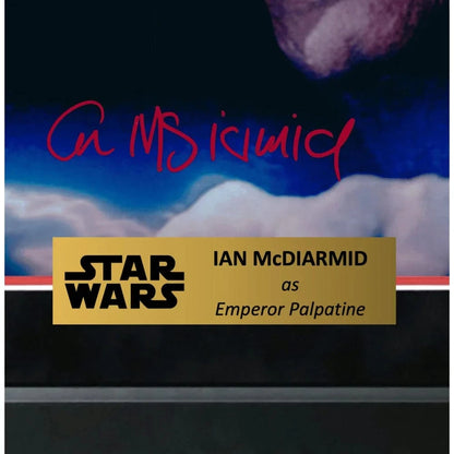 Ian McDiarmid Autographed 16x20 Photo #D/11 Star Wars Emperor Palpatine Framed JSA COA Electricity Funko Pop Inscriptagraphs Memorabilia