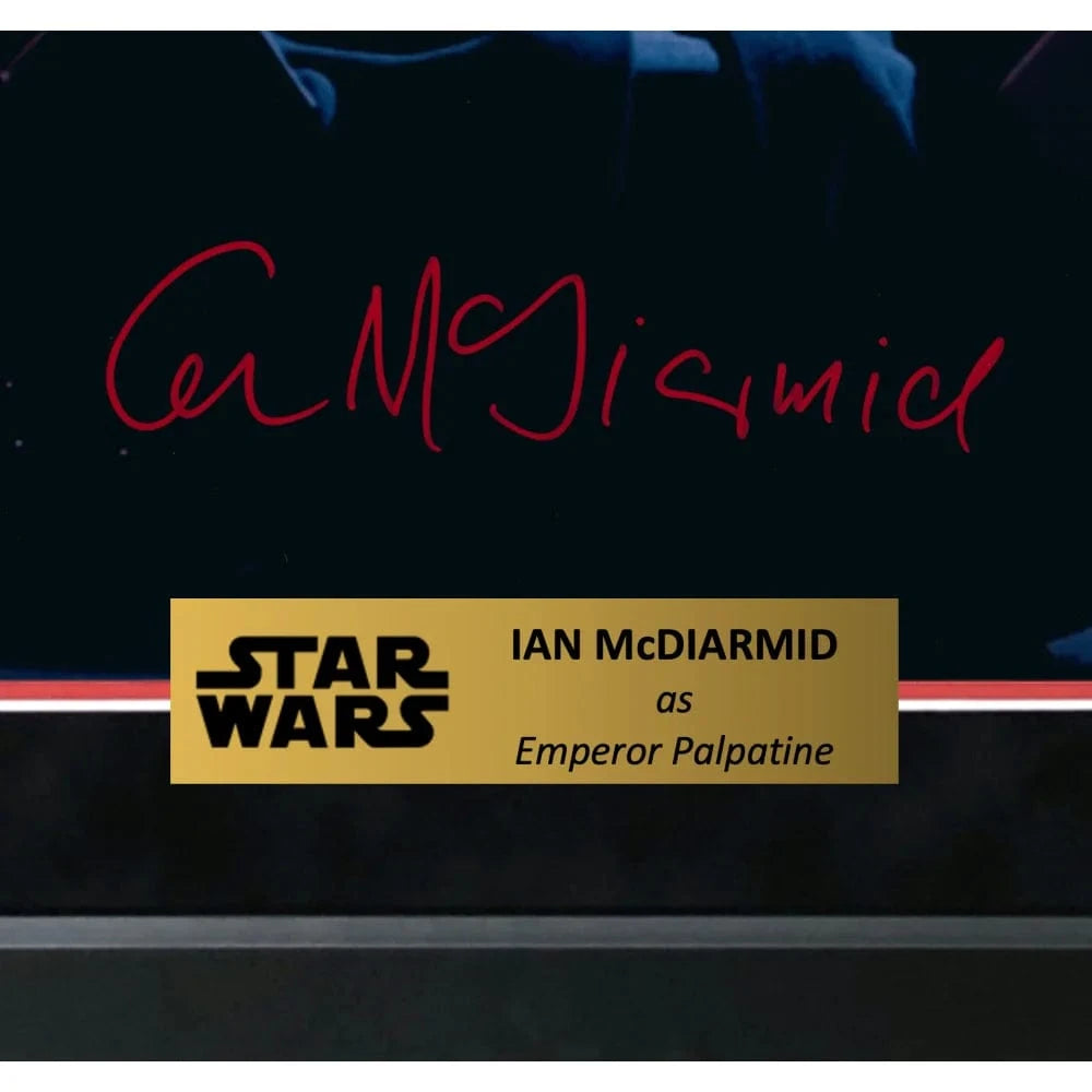 Ian McDiarmid Autographed 16x20 Photo #D/5 Star Wars Emperor Palpatine Framed JSA COA Throne Funko Pop Inscriptagraphs Memorabilia