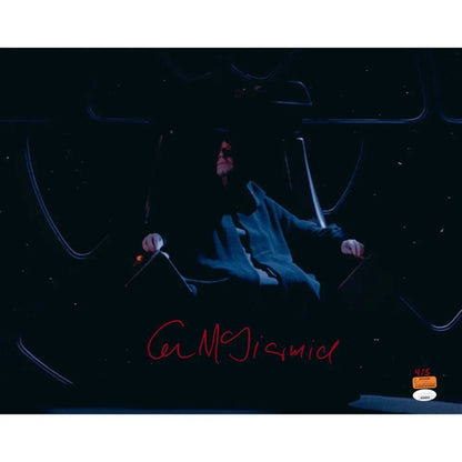 Ian McDiarmid Autographed 16x20 Photo #D/5 Star Wars Emperor Palpatine Framed JSA COA Throne Funko Pop Inscriptagraphs Memorabilia