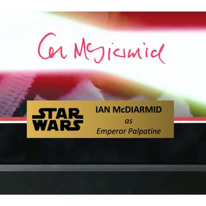 Ian McDiarmid Autographed 16x20 Photo #D/5 Star Wars Emperor Palpatine Framed JSA COA Lightsabers Funko Pop Inscriptagraphs Memorabilia