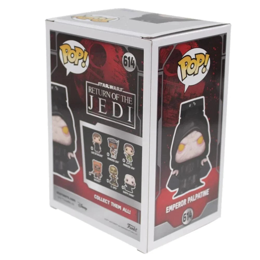 Ian McDiarmid Signed Funko Pop Star Wars Emperor Palpatine 614 JSA COA Autograph Funko Pop Inscriptagraphs Memorabilia