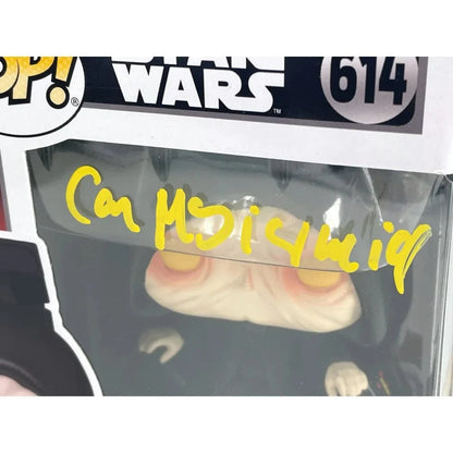 Ian McDiarmid Signed Funko Pop Star Wars Emperor Palpatine 614 JSA COA Autograph Funko Pop Inscriptagraphs Memorabilia