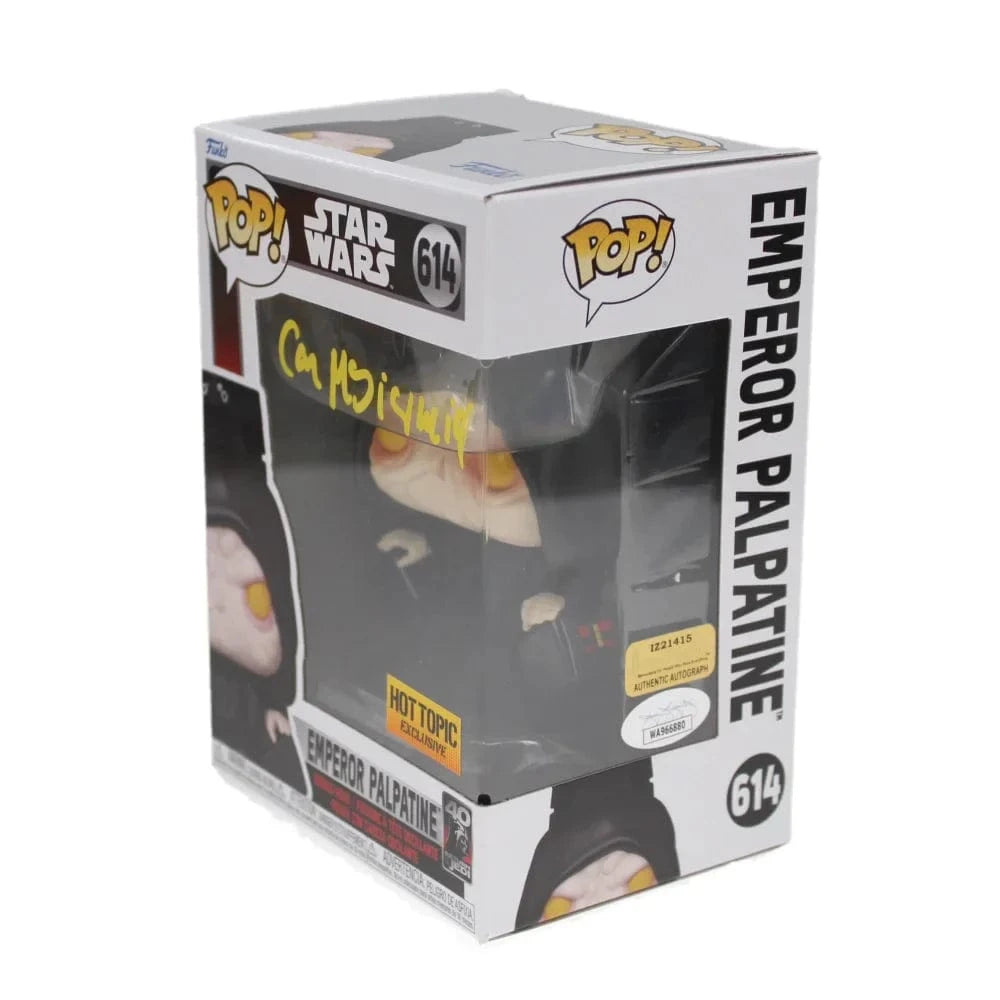 Ian McDiarmid Signed Funko Pop Star Wars Emperor Palpatine 614 JSA COA Autograph Funko Pop Inscriptagraphs Memorabilia